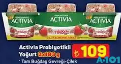 ACTİVİA PROBİYOTİKLİ YOĞURT 3X183 G ACTİVİA PROBİYOTİKLİ YOĞURT 3X183 G